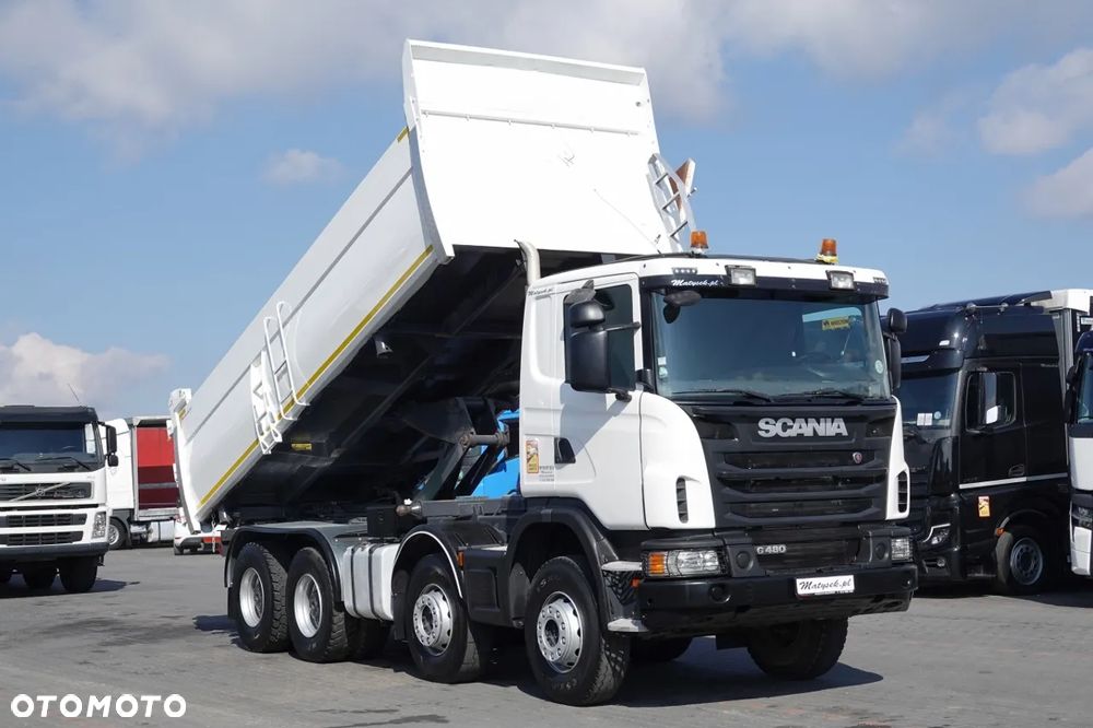 Scania G 480 / 8x4 / WYWROTKA / HYDROBURTA / BORDMATIC / MANUAL - 5