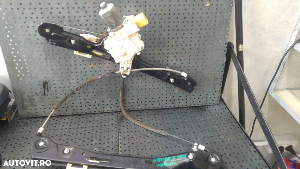 Macara geam electric cu motoras dreapta fata bmw seria 1 e81 e87 facelift 7067796s 7138466e - 2