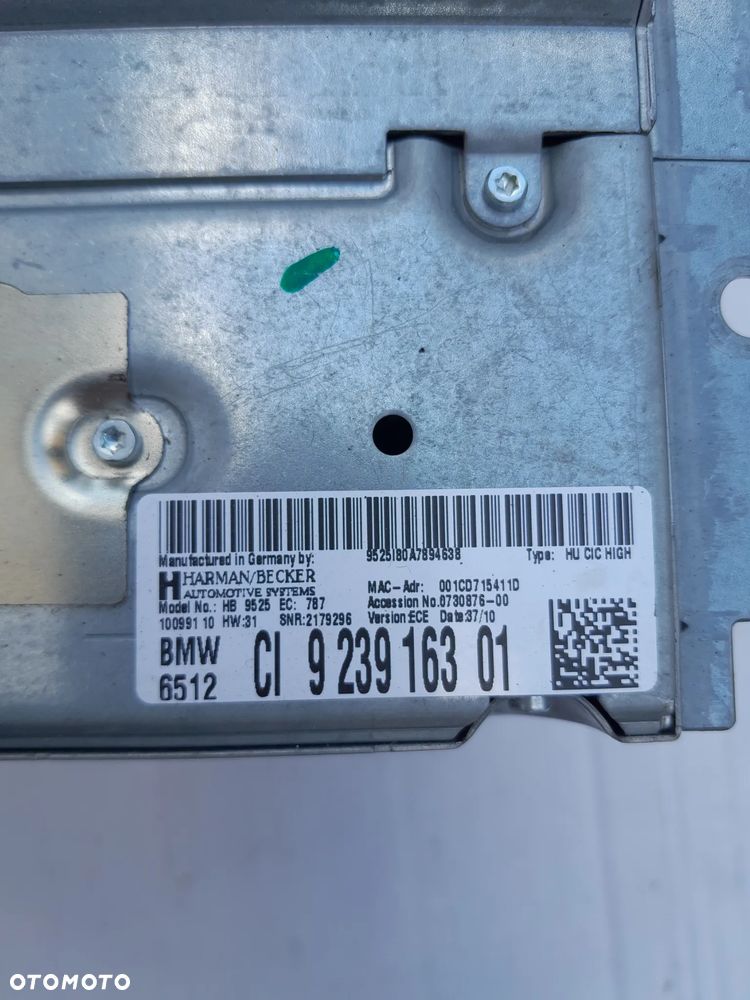 Nawigacja BMW GT 5 F07 923916301 - 3