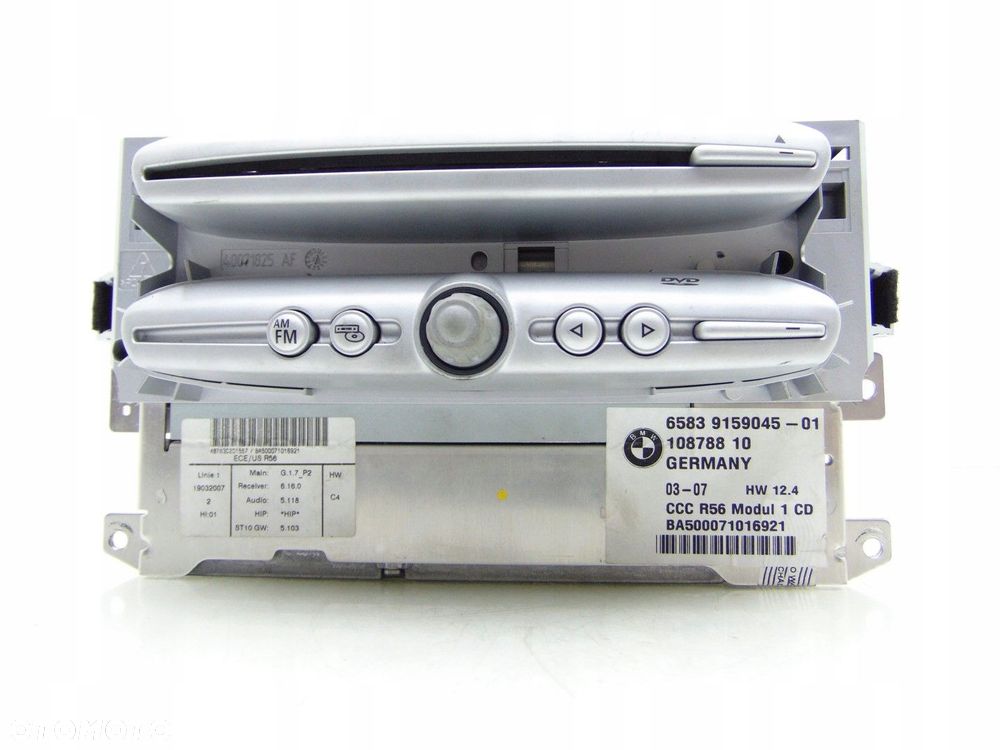 RADIO CZYTNIK DVD CCC MINI COOPER S R56 9159045 - 2