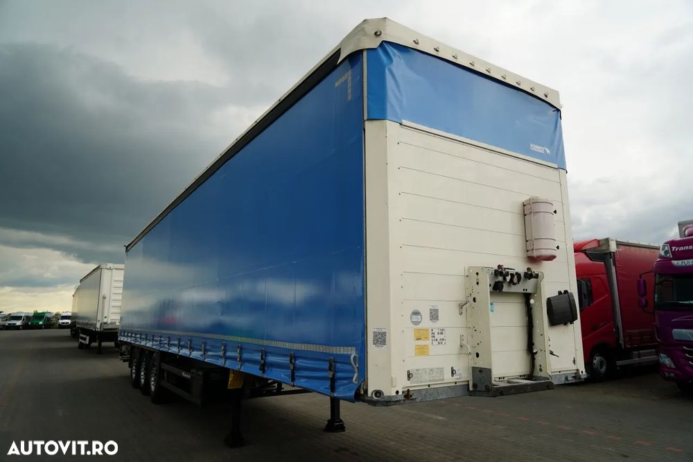 Schmitz Cargobull CORTINĂ / ELEVATOR DE SARCINĂ DHOLLANDIA - 2000 KG / 2 AXE RIDICATIVE / - 7