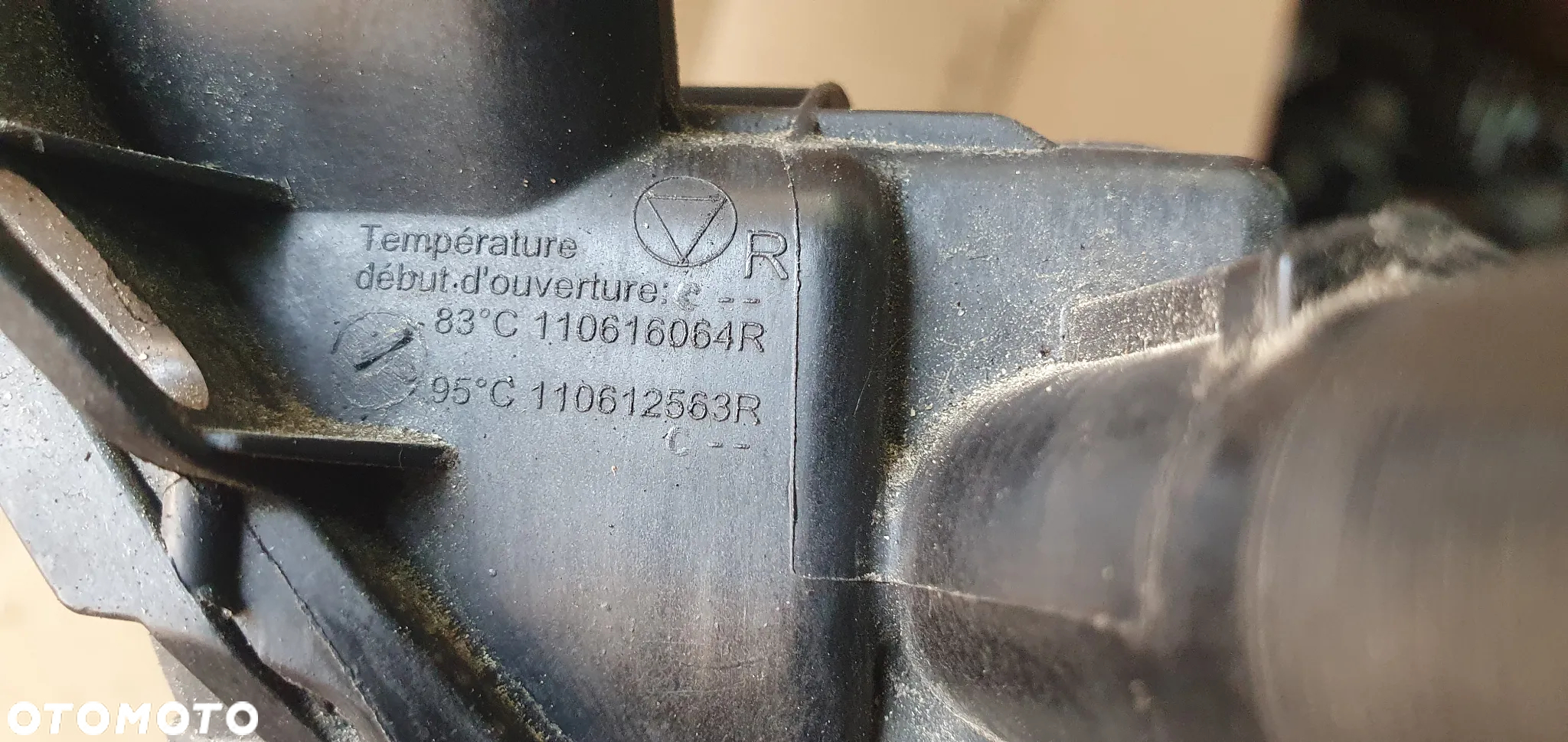Obudowa termostatu króciec wody Dacia Logan II 0.9 TCE 110616064R 110612563R - 8