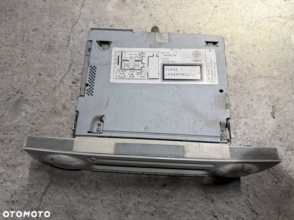 Radio CD Fiat 500 7354524840 7646383316 OE - 2