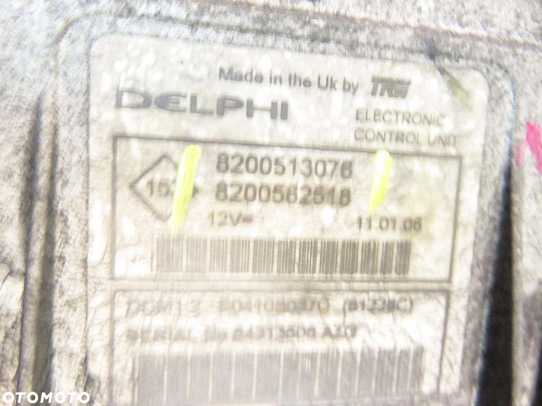 STEROWNIK RENAULT CLIO II 1.5 dCi 68 - K9K 714 8200513076 8200562518 - 6