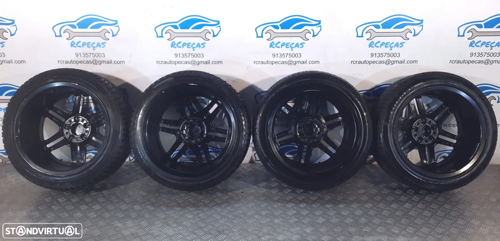 Jantes 17 AMG Originais Mercedes Benz CLASS C W204 8.5J ET53 5x112 - 9