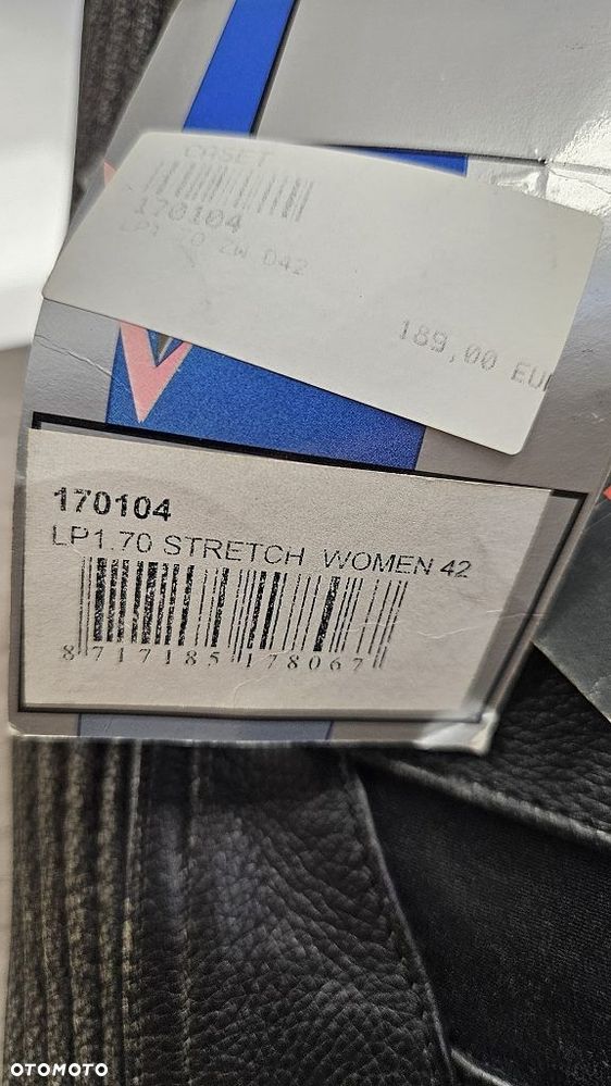 Skórzane Spodnie Motocyklowe Damskie Evolution Stretch Rozmiar 42 - 4