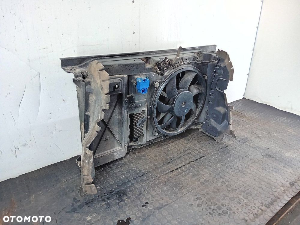 ZESTAW CHŁODNIC WODA KLIMA WENTYLATOR PEUGEOT 308 I 9680590180  9680590080 - 3