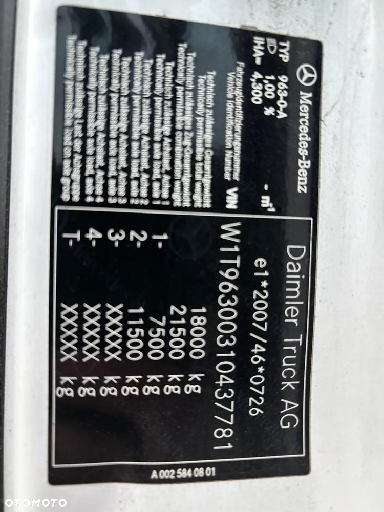 Mercedes-Benz Actros MP5 1830 (nie Antos , 1836, 1840, 1842, 1845) firanka , burta , - 19