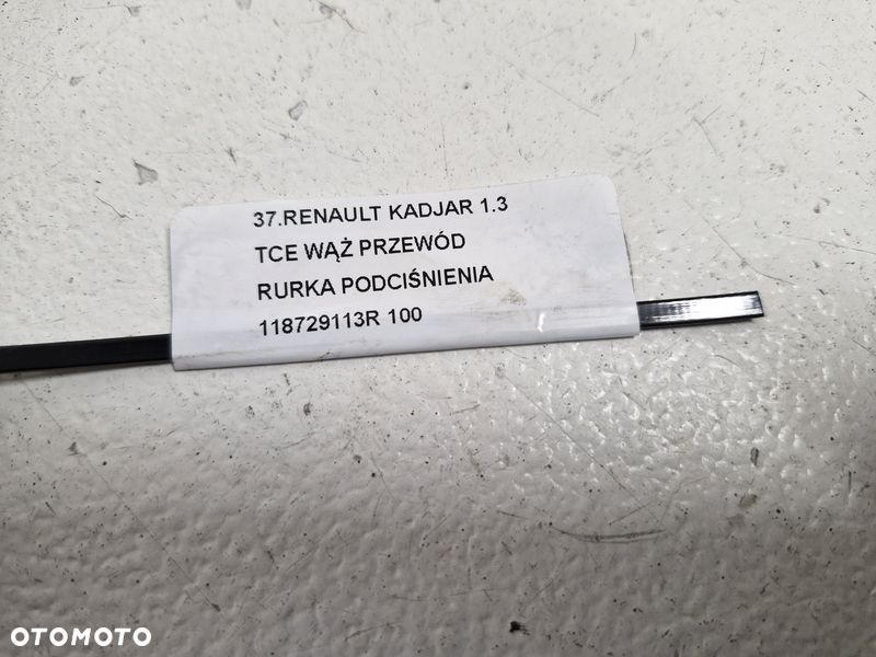 RENAULT KADJAR 1.3 TCE WĄŻ PRZEWÓD RURKA PODCIŚNIENIA 118729113R - 5