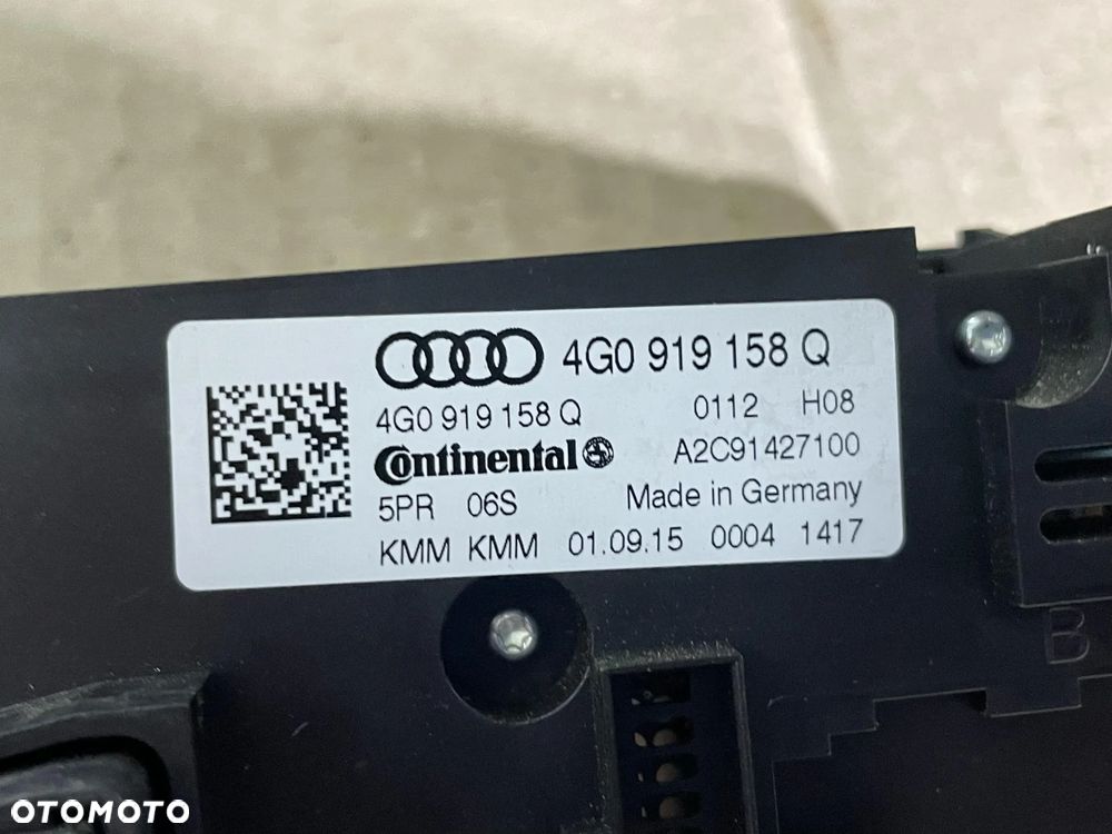 AUDI A6 C7 A7 panel klimatyzacji nawiewu tył - 2