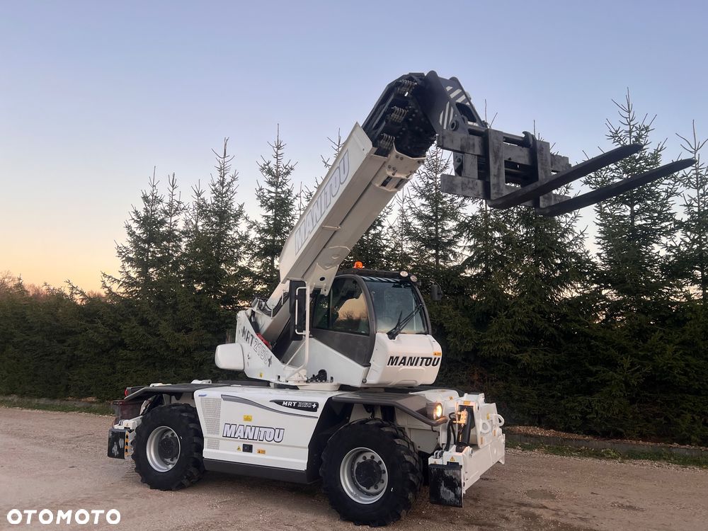 Manitou Ładowarka teleskopowa Manitou Mrt 2150 + Privilage Roto obrotowa 360 Pilot sterowanie radiowe Kosz Widły 2016/17 1840 2550 2540 silnik Mercedes 2150+ Merlo - 28