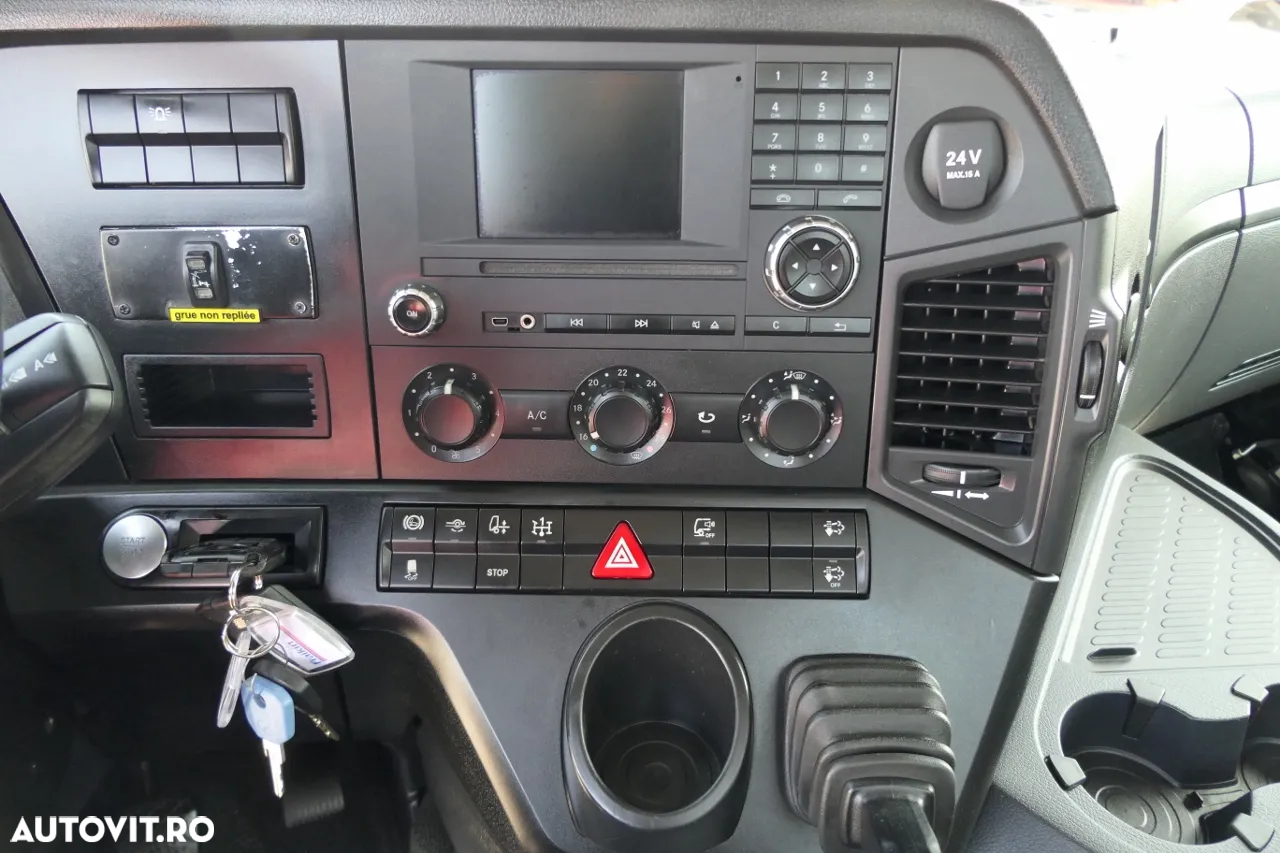 Mercedes-Benz AROCS 2633 / 6X4 / 6.55 M BOX + HDS HIAB 144 / RADIOCOMANDĂ / ROTATOR / FURCI - 33