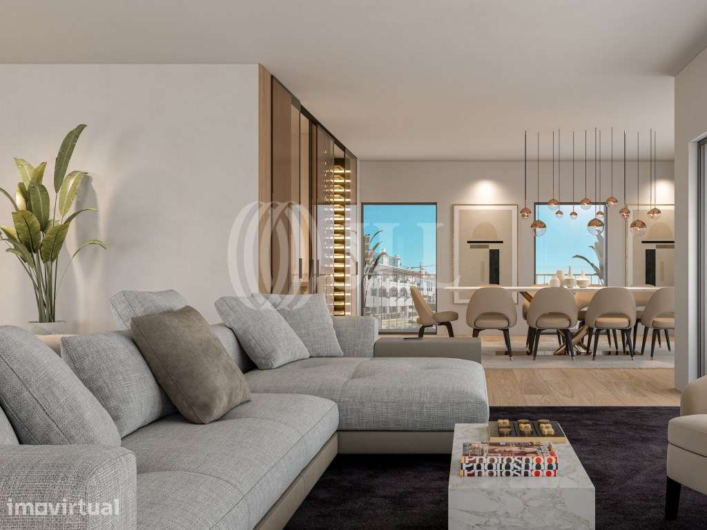 Apartamento T4+1, novo, no Melo e Sousa 670, no Estoril, Cascais. - Grande imagem: 2/44