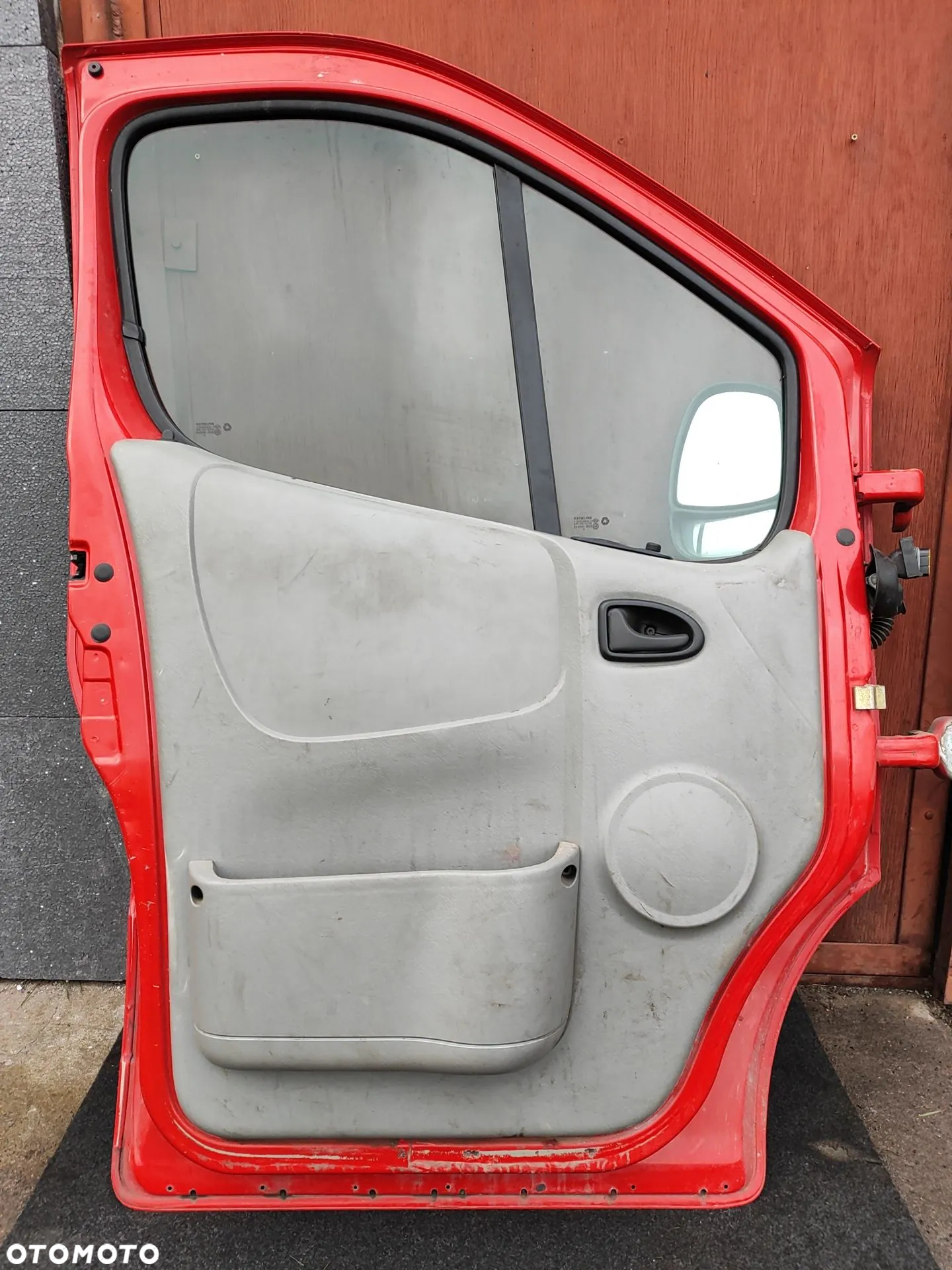 Trafic II Vivaro A Primastar 01- drzwi przód lewe kompletne z foto CZERWONE  lusterko GRATIS ! - 6