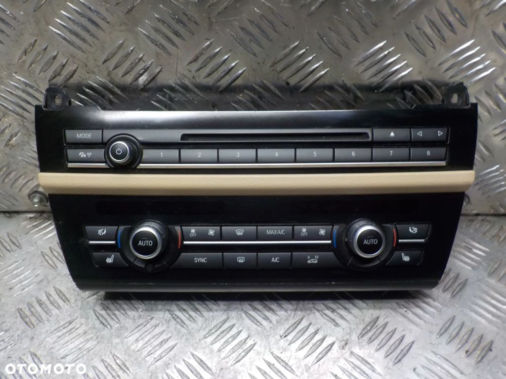BMW F10 F11 PANEL KLIMATYZACJI RADIA 9353596 - 1