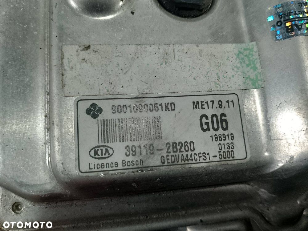 KOMPUTER, STEROWNIK KIA CEE'D I 39119-2B260 1.4 16V - 4