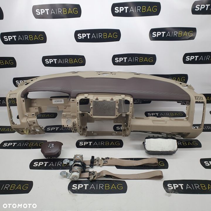 DODGE RAM DESKA ROZDZIELCZA KONSOLA KOKPIT PULPIT PODUSZKI AIRBAG AIR BAG PASY KIT SET - 1