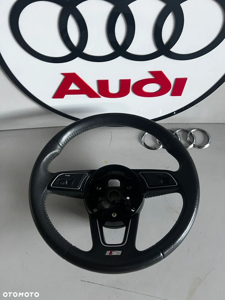 AUDI A4 B9 A5 8W  Kierownica multifunkcja skóra S-LINE 8W0419091CP * - 1