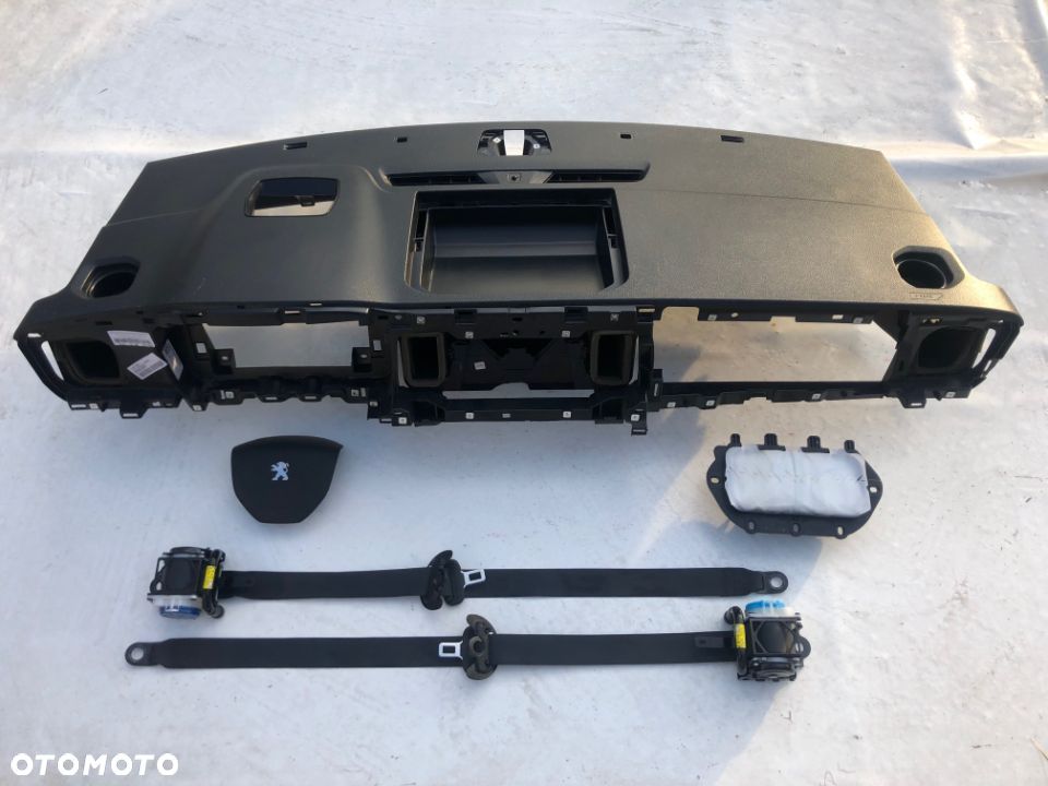 PEUGEOT EXPERT TRAVELLER DESKA KONSOLA KOKPIT PULPIT PÓŁKA PARAPET PODUSZKI AIRBAG PASY Head Up org - 1