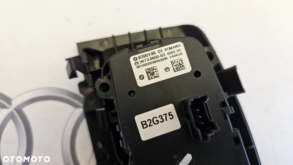 BMW X5 F15 X6 F16 Panel obsługi świateł Przełącznik Panel świateł Włącznik 9390196 - 6