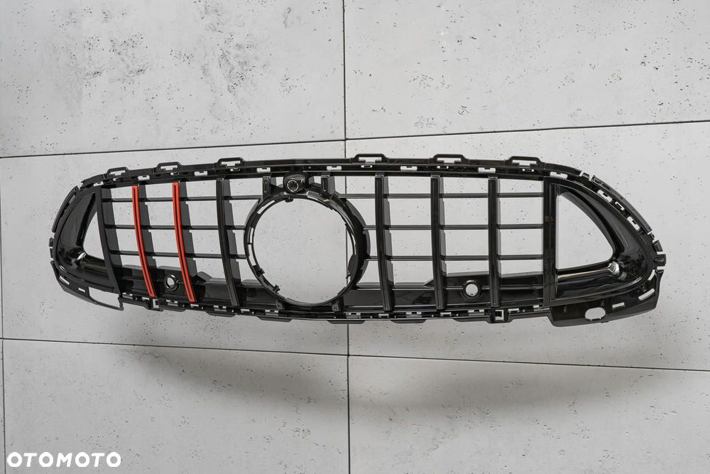 mercedes c-class w206 2021-25 grill panamericana gt brabus czarny z ka - 5