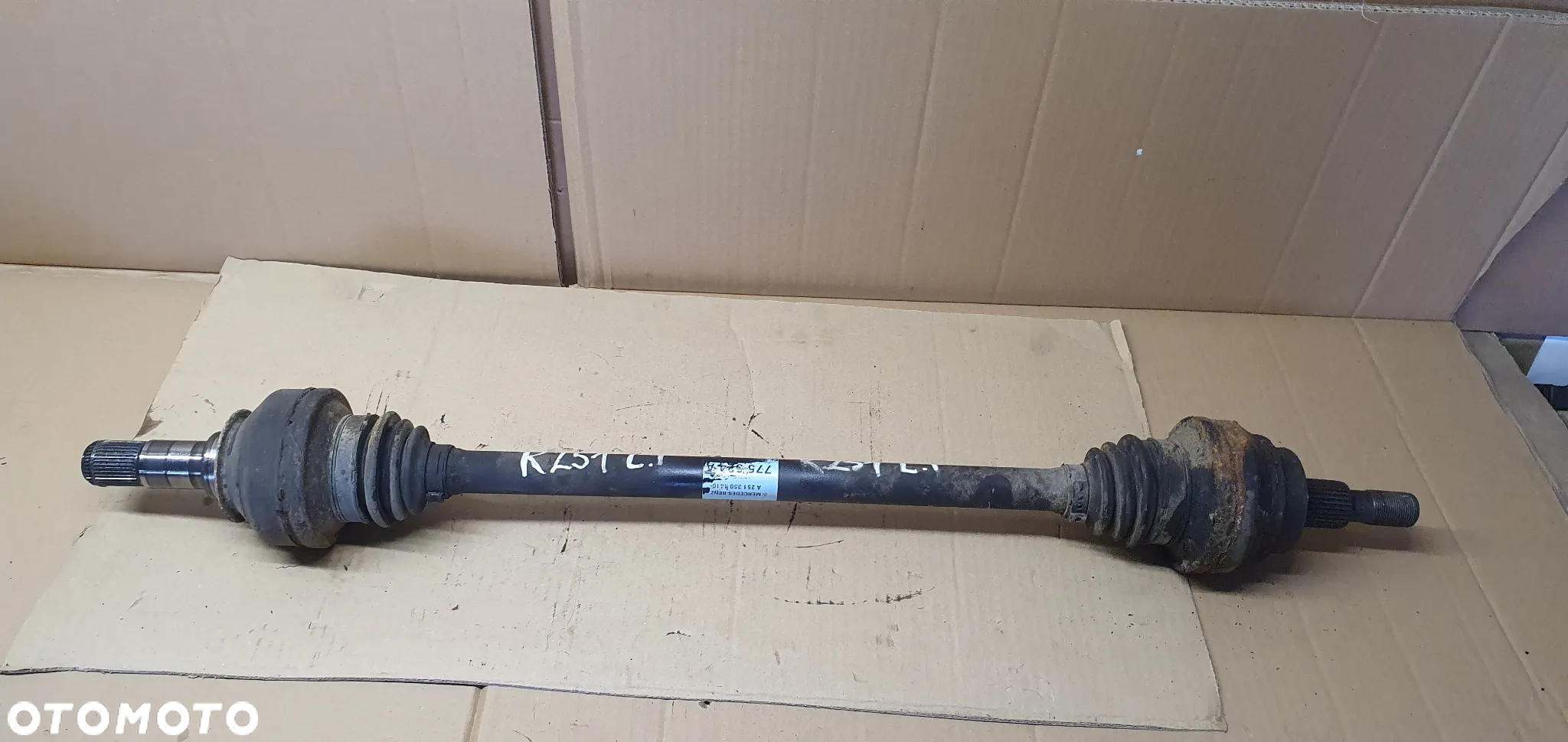 Półoś lewy tył tylna lewa półośka Mercedes R-Klasa W251 3.0 CDI A2513501410 - 6