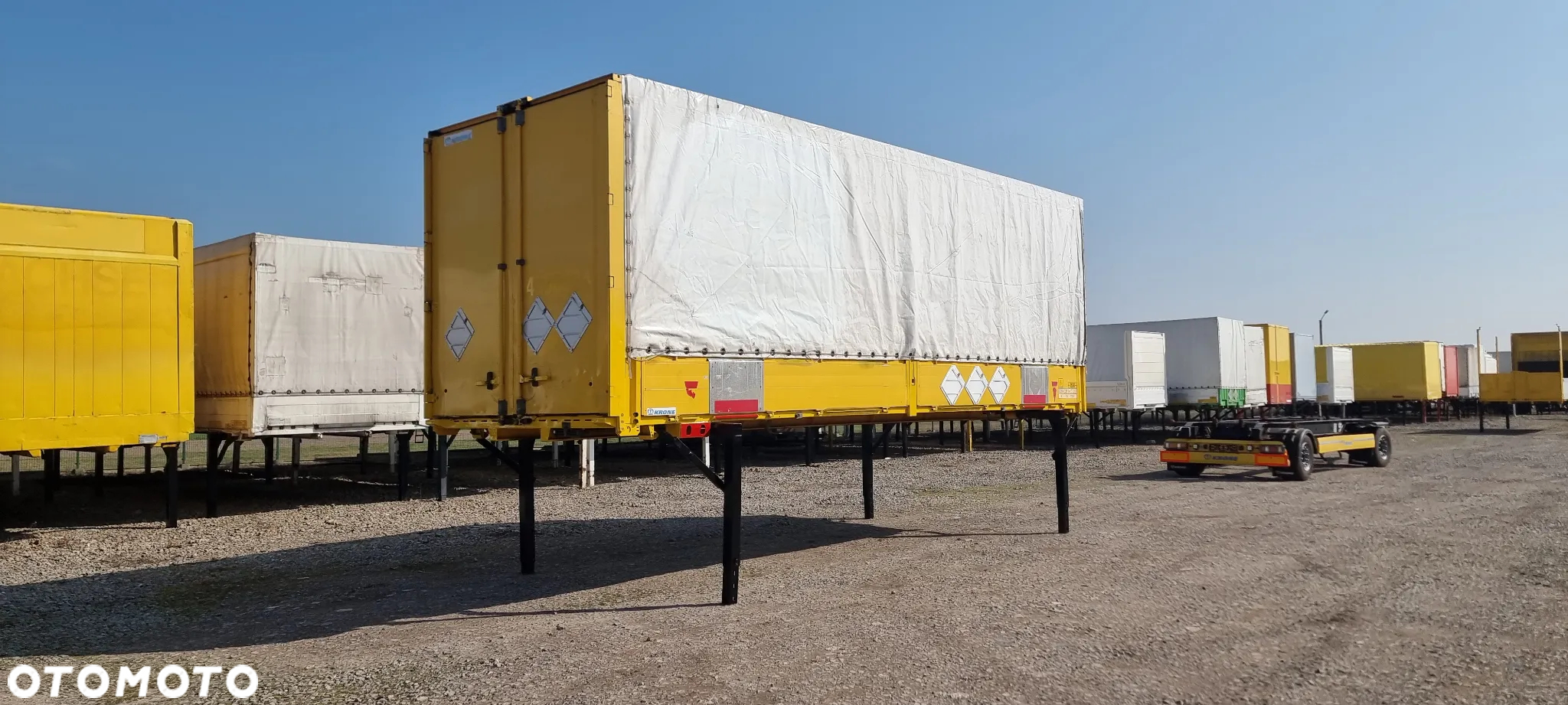 Krone 12.500zł netto 5xZABUDOWA KRONE BDF 7.45x2.50 DUŻE DRZWI BURTO PLANDEKA  MOŻLIWOŚĆ TRANSPORT ST.BDB - 6