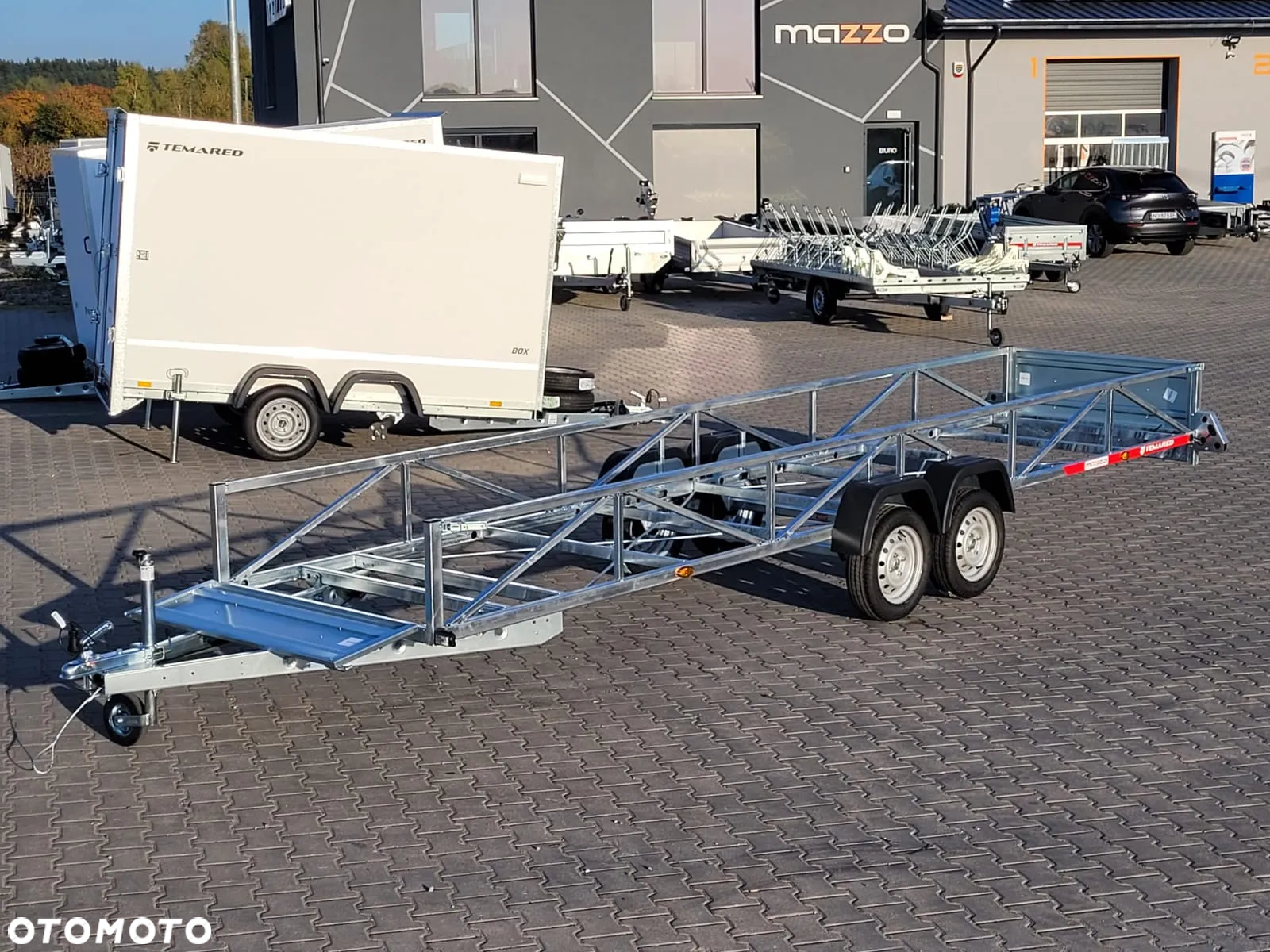 TEMARED DOSTAWA Przyczepa dłużycowa 606x122x40cm DMC 750kg na kategorię B - 2