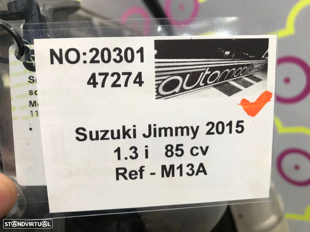 Motor Suzuki Jimny 1.3 i 85 Cv de 2015 - Ref.: M13A  -  NO. 20301 - 9