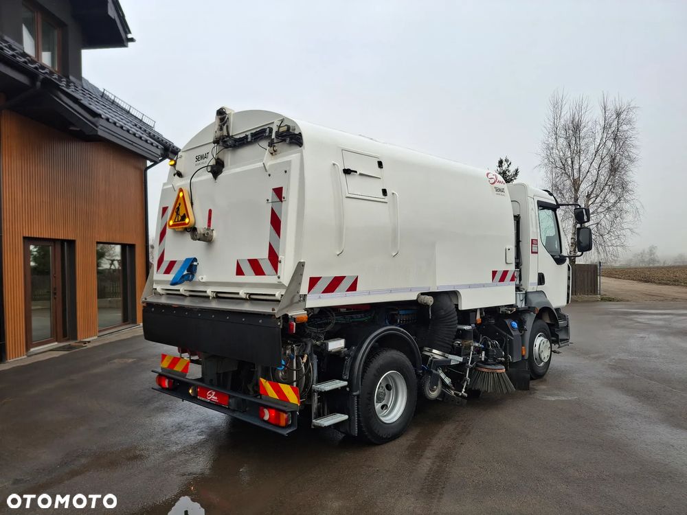 Renault D12 Midlum Zamiatarka SEMAT Zoeller FAUN Euro 6 Szczotki L/R Karcher Listwy Ciśnieniowe Mycie Jezdni PM 2.5 PM 10 2017r - 2