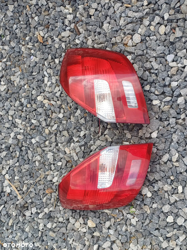LAMPY TYŁ SKODA FABIA II 2 LEWA PRAWA HATCHBACK PRZEDLIFT 07-10