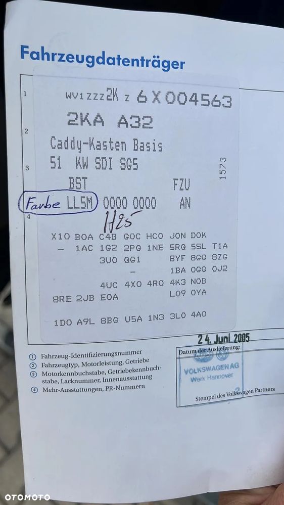 DRZWI PRZESUWNE PRAWE BEZ SZYBY VW CADDY III EU - 3