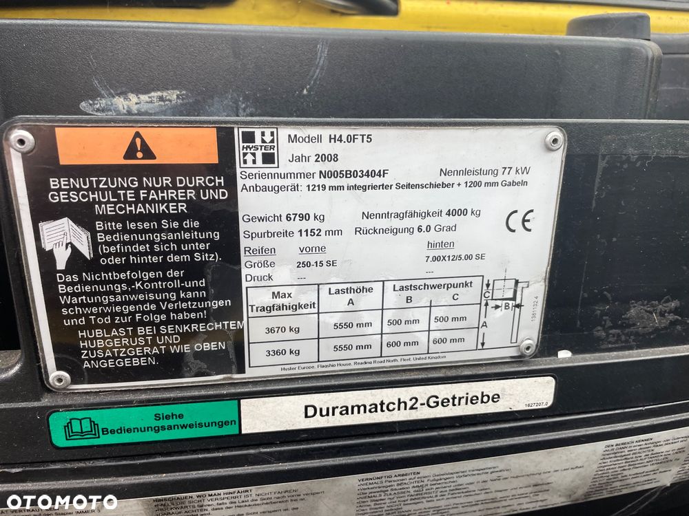 Hyster 4.0 Fortens - 4