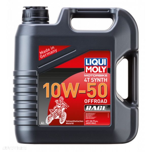 Ulei motor Liqui Moly Motorbike 4T 10W50 Offroad Race, 4 l - 1