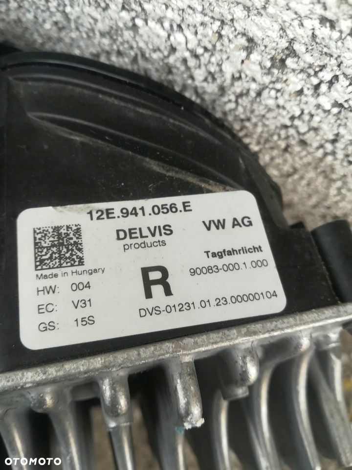 VOLKSWAGEN VW E-UP E UP LIFT LAMPA DRL LED PRAWA ORYGINAŁ - 3