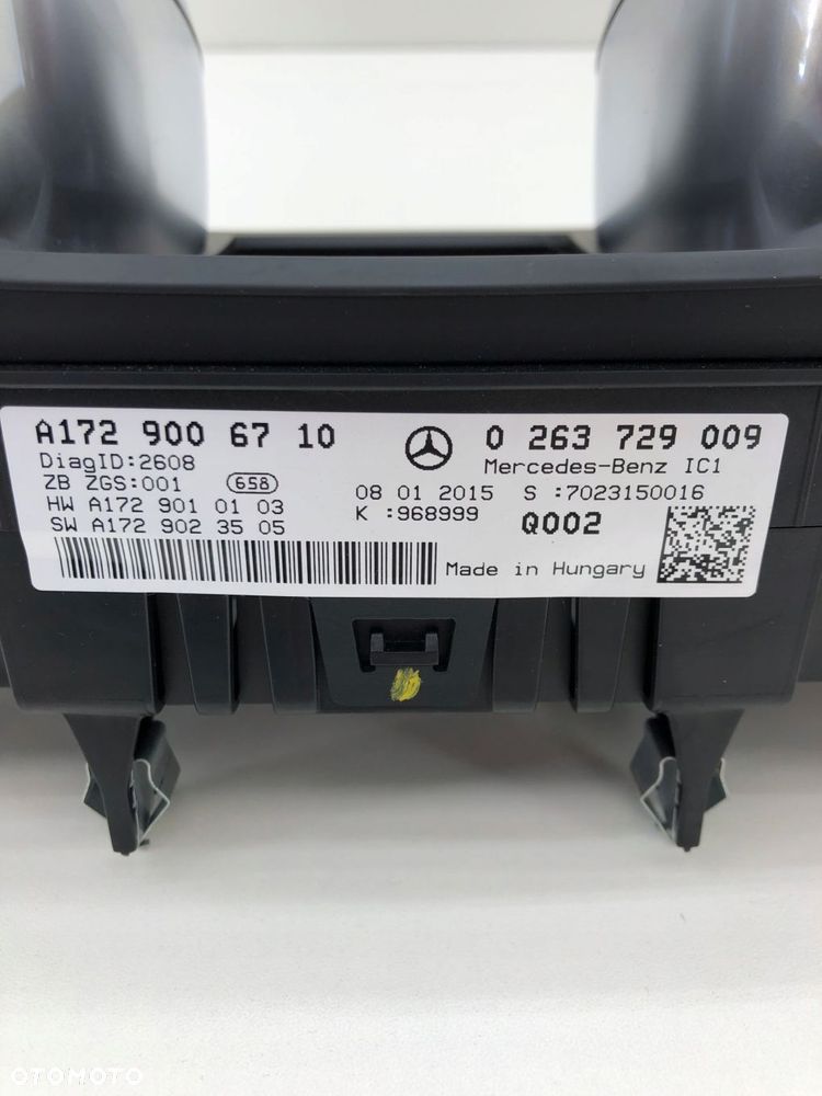 MERCEDES R172 SLK LICZNIK ZEGARY ANGLIK A1729006710 - 12