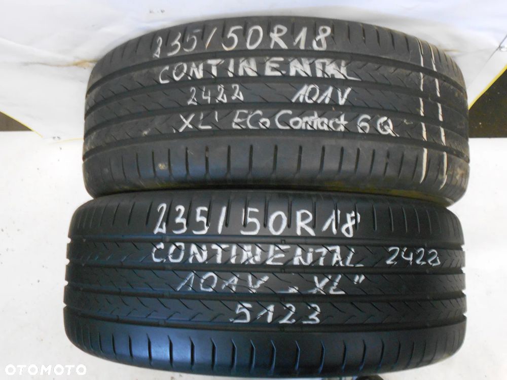 OPONY 235/50R18 CONTINENTAL ECO CONTACT 6Q XL DOT 5123 / 2422 7.2MM - 1