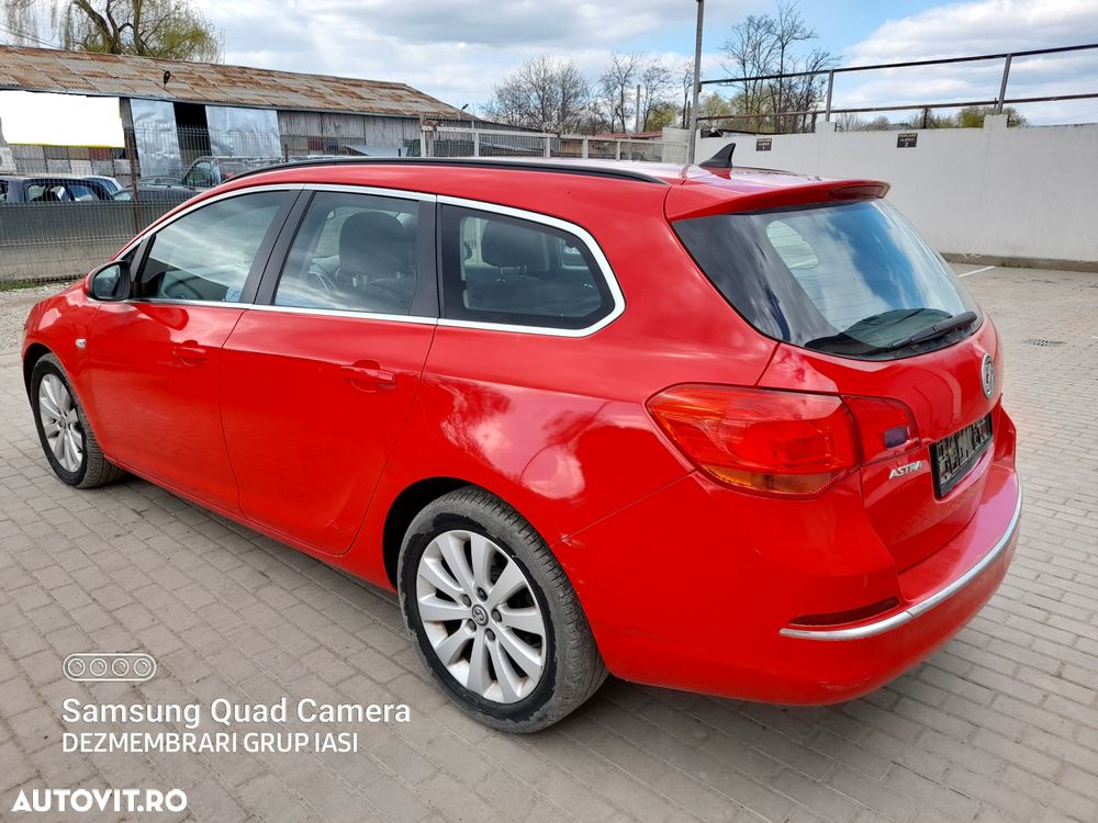 Aripa Fata Dreapta Opel Astra 2013 Break Rosu - 3