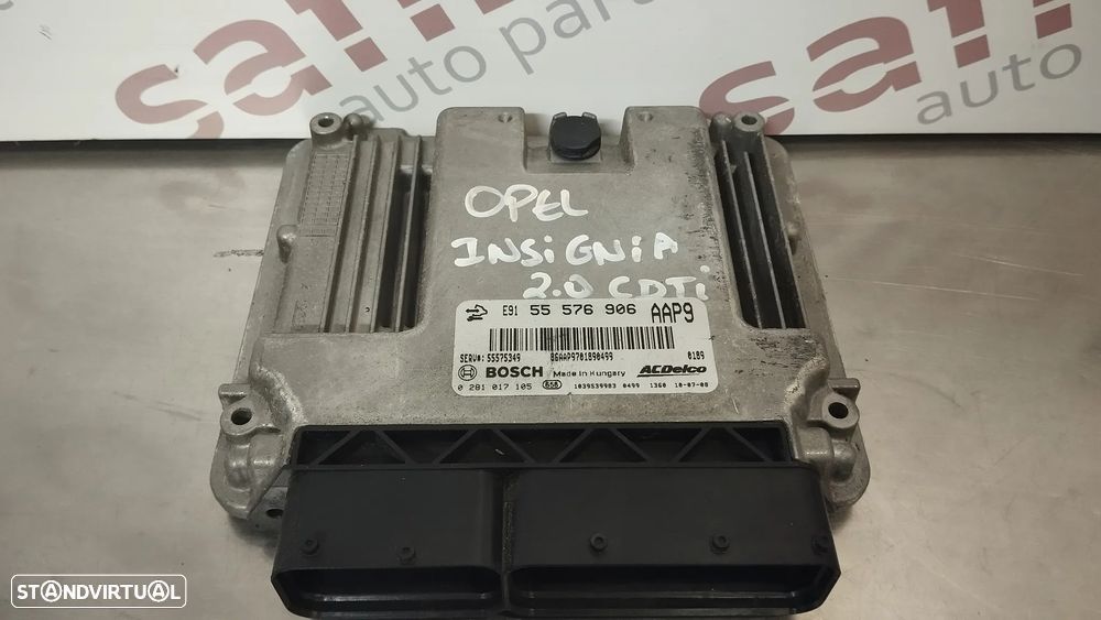 CENTRALINA / UNIDADE DO MOTOR OPEL INSIGNIA 2.0CDTI REF. 55576906 0281017105 55575349 - 3