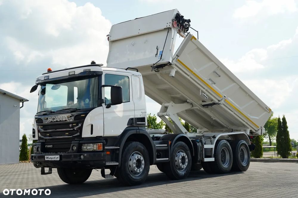 Scania P 440 / 8x4 / WYWROTKA 2 STRONNA / HYDROBURTA / BORDMATIC /  / EURO 5 EEV - 2
