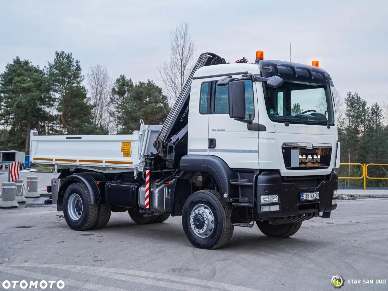 MAN TGS 18.360 4x4 HIAB 144 E-4 HDS Żuraw Wywrotka - 3