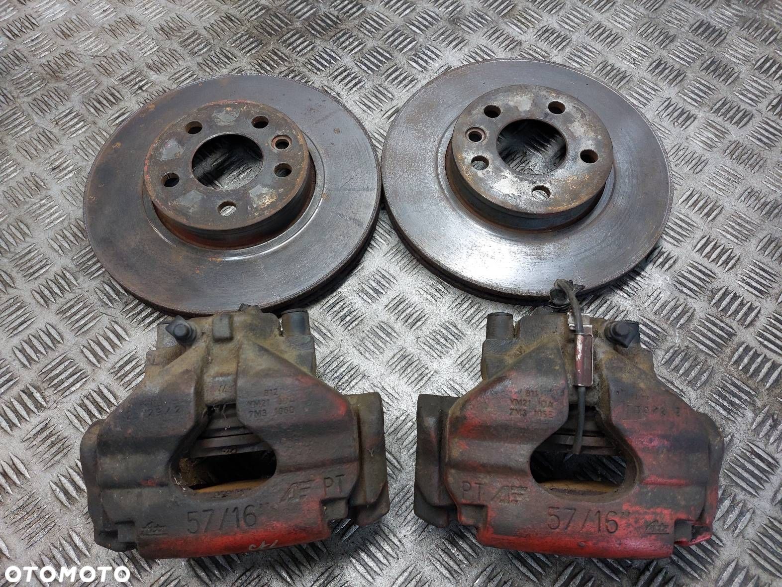 TARCZE HAMULCOWE PRZÓD ZACISKI SHARAN MK1 LIFT 1.9 TDI GALAXY ALHAMBRA - 1