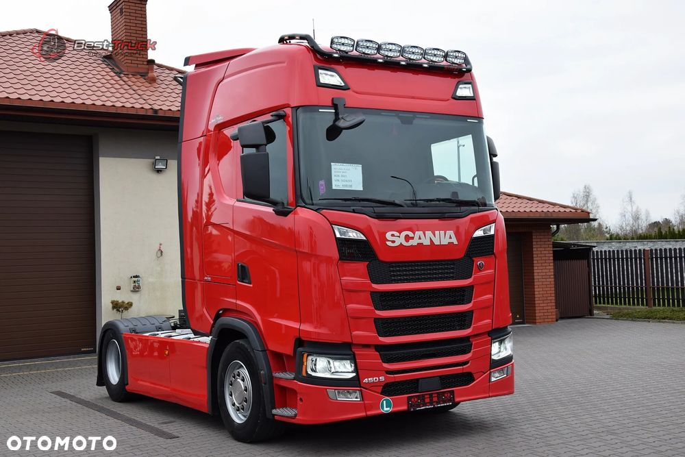 Scania S450 / FULL LED / KLIMA POST. / RETARDER / ZBIORNIKI  1400 L /  DUŻE ZEGARY - 6