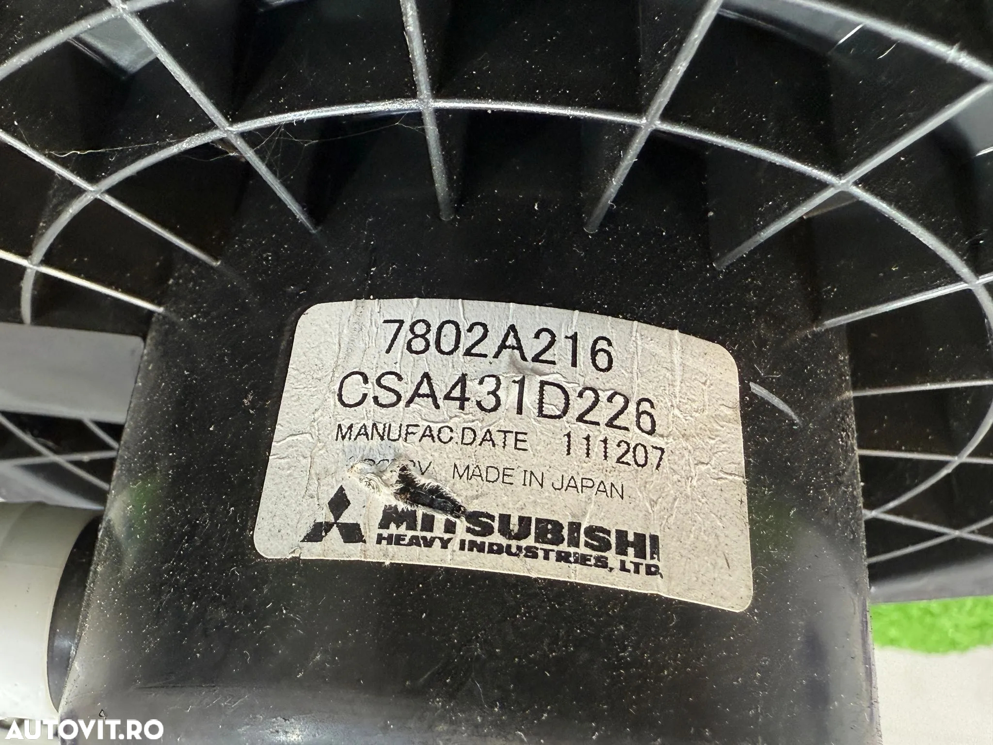 MOTORAS AEROTERMA VENTILATOR MITSUBISHI OUTLANDER 2 2.2 DIESEL 2012 2005-2012 / KIA CEED 3 GT-LI 1.4 BENZINA 2019 2018-2021 COD OEM 7802A216 EB1D1NXJLA - 7