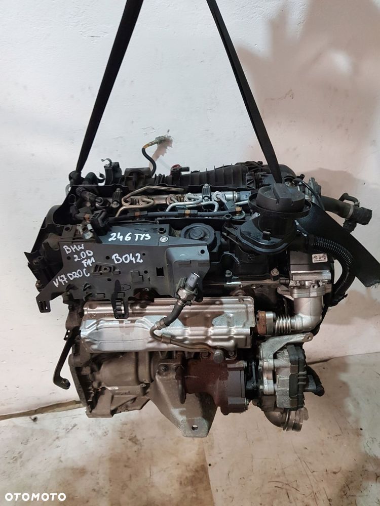 bmw e90 f10 f20 f30 silnik kompletny 2.0d n47d20c 184km 246tys km - 1