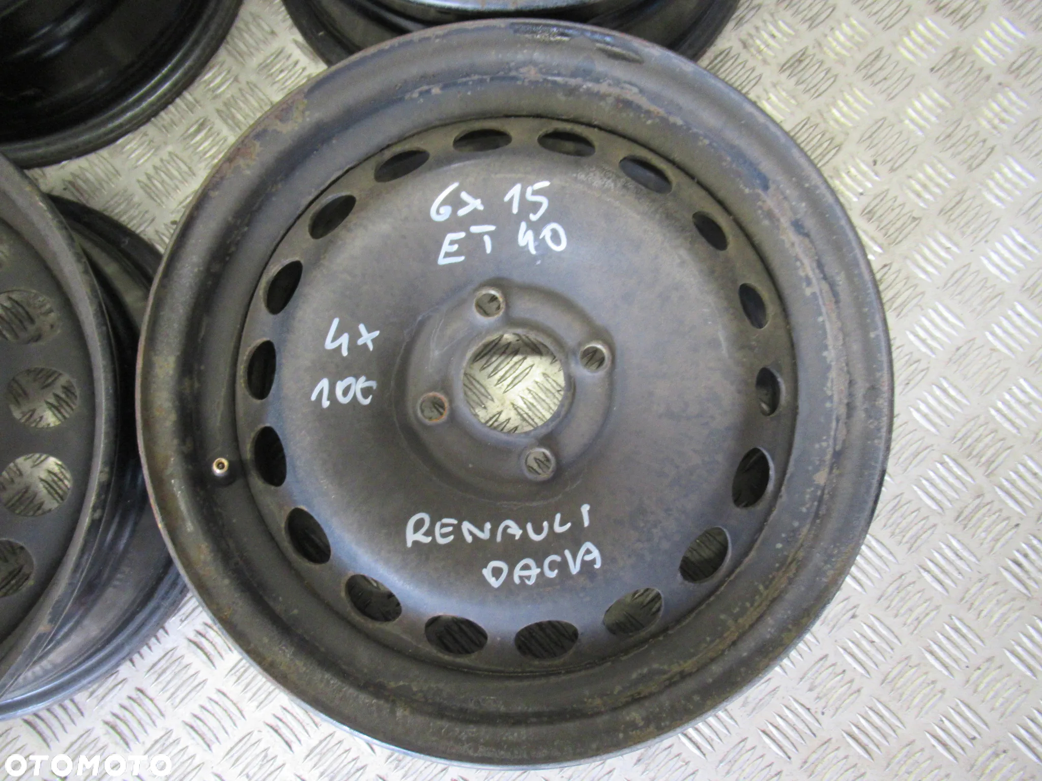 Felgi Dacia Dokker Sandero Lodgy Spring Renault Clio Modus Zoe 6Jx15 et40 4x100 - 2