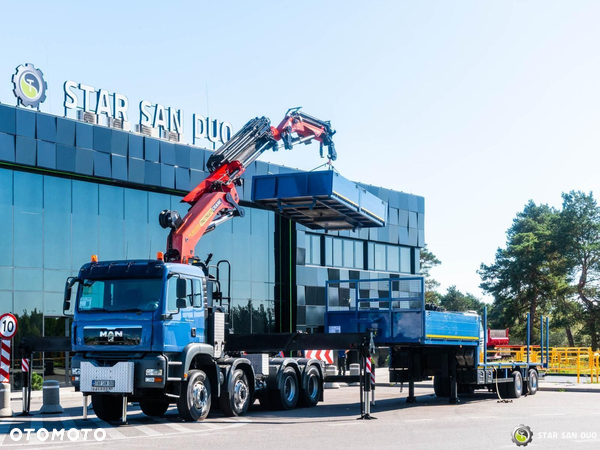 MAN TGA 35.440 8X6H PALFINGER PK 60002 Wciągarka Naczepa Siodło