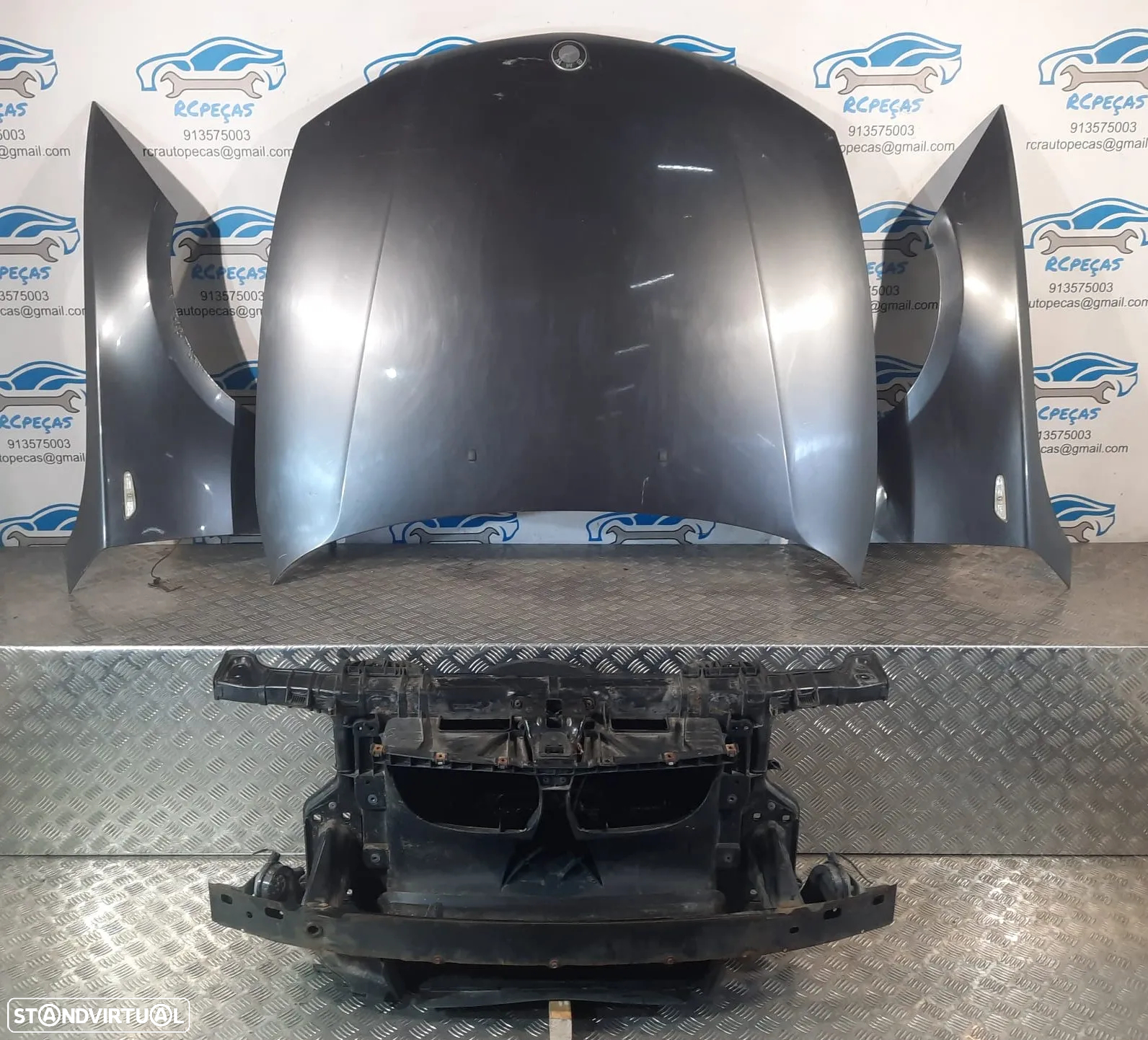 FRENTE COMPLETA BMW SERIE 1 E87 E81 PRE LCI PRE-LCI CAPOT PARACHOQUES GUARDA-LAMAS OTICAS RADIADOR VENTILADOR FRENTE FIBRA REFORÇO - 5