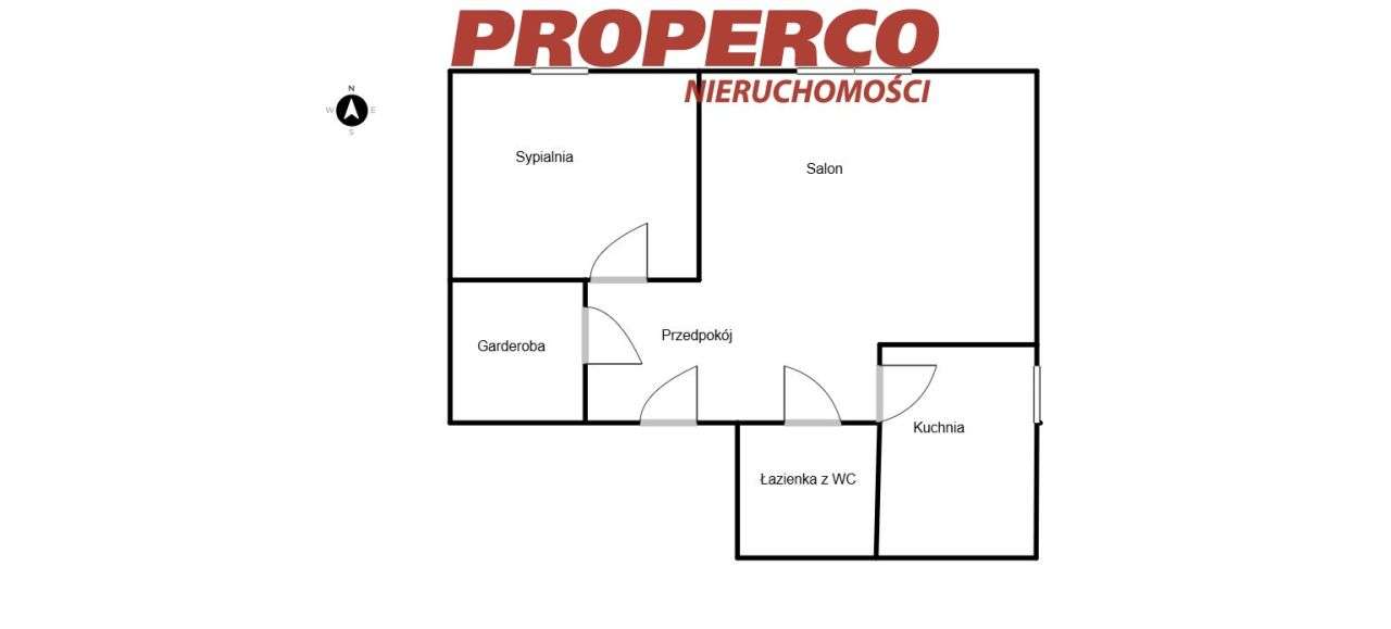 Mieszkanie 45,17 m2, 2 pokoje, Ksm, Leszczyńska