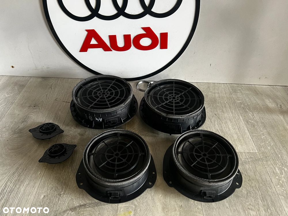 AUDI A4 A5 8W GŁOŚNIK DRZWI PRZÓD DESKI TYŁ 8W0035415 8W5035411 8W0035399 - 1